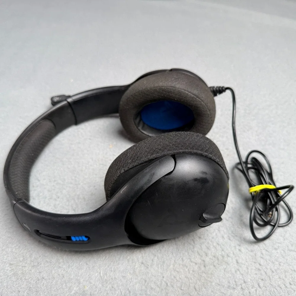 PDP LVL50 Wired Stereo Gaming Headset for PS4 PS5 Black 051-099 Audio Only